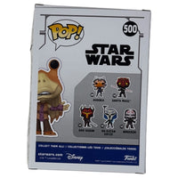 Ahmed Best Signed Star Wars Funko Pop! Jar Jar Binks #500 Autograph Beckett COA