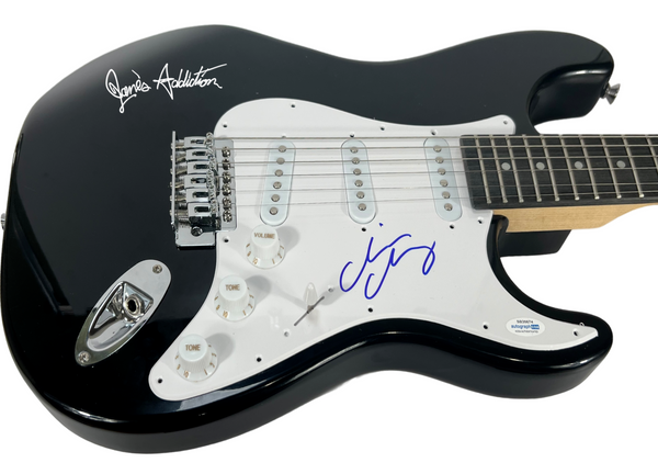 Chris Chaney Jane's Addiction Signed Autograph Electric Guitar ACOA COA