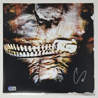 Corey Taylor Signed Vol. 3: The Subliminal Verses 12x12 Photo Slipknot BAS COA