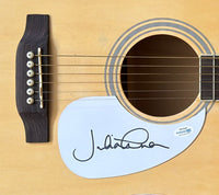 Julian Lennon Signed Autograph Full Size Acoustic Guitar John’s Son ACOA COA