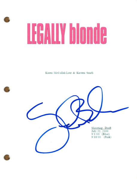 Selma Blair Signed Autograph LEGALLY BLONDE Movie Script Full Screenplay COA