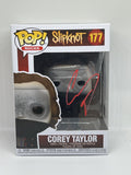 Corey Taylor Slipknot Signed Autograph Funko Pop Rocks #177 Proof Beckett COA
