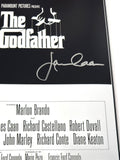 James Caan Signed THE GODFATHER 11x17 Movie Poster Photo Autograph Beckett COA
