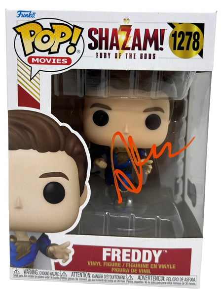 Adam Brody Signed Autograph Shazam Freddy 1278 Funko Pop Autograph Beckett COA