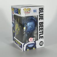 Xolo Mariduena Signed Funko Pop Blue Beetle #1403 Autograph Beckett COA