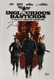Quentin Tarantino Signed Inglourious Basterds 12x18 Movie Poster Autograph BAS