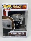Corey Taylor Slipknot Signed Autograph Funko Pop Rocks #177 Proof Beckett COA