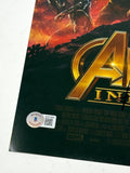 Joe & Anthony Russo Signed Autograph Avengers Infinity War Movie Poster BAS COA
