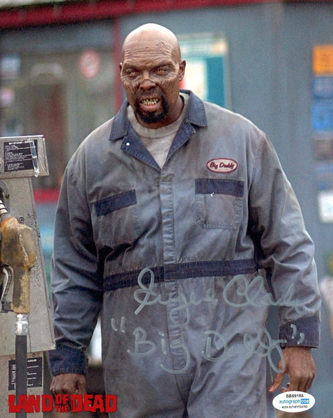 Eugene Clark Signed 8x10 Photo LAND OF THE DEAD Autograph Big Daddy Horror ACOA