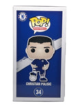 Christian Pulisic Signed Funko Pop Chelsea Football Club Autograph Beckett COA