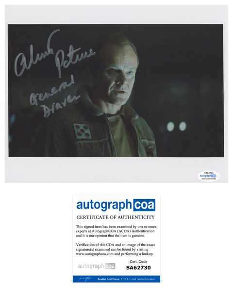 ALISTAIR PETRIE Signed STAR WARS Autograph 8x10 Photo ROGUE ONE ACOA COA