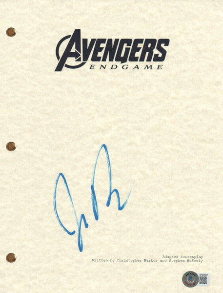 Joe Russo AVENGERS ENDGAME Signed Autograph Movie Script Screenplay Beckett COA