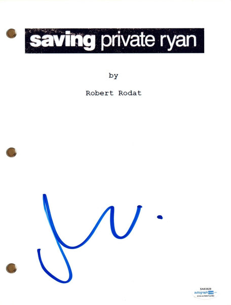 Matt Damon SAVING PRIVATE RYAN Signed Autograph Movie Script Screenplay ACOA COA