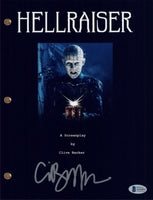 Clive Barker Signed Autograph HELLRAISER Movie Script Full Screenplay Beckett