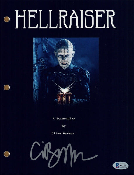 Clive Barker Signed Autograph HELLRAISER Movie Script Full Screenplay Beckett