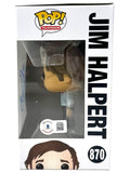 John Krasinski Signed The Office Jim Halpert Funko Pop 870 Autograph Beckett COA