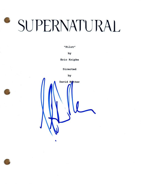 Jeffrey Dean Morgan SUPERNATURAL Signed Autograph Pilot Script Screenplay COA