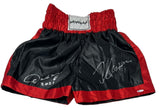 Julio Cesar Chavez & Oscar De La Hoya Signed Boxing Trunks Autograph Beckett COA