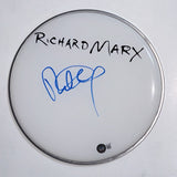 Richard Marx Signed Autograph 10" Drumhead Right Here Waiting Singer Beckett COA