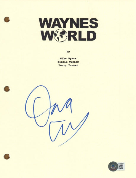 Dana Carvey WAYNE'S WORLD Signed Autographed Movie Script Screenplay Beckett COA