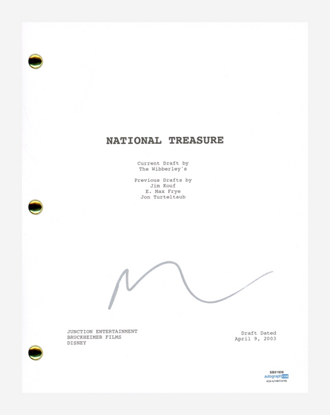 Nicolas Cage MOONSTRUCK Signed Autographed Movie Script Screenplay ACOA COA