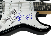 THE 1975 Signed Electric Guitar Complete Band Matty Healy x4 Autograph ACOA COA