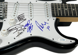 THE 1975 Signed Electric Guitar Complete Band Matty Healy x4 Autograph ACOA COA