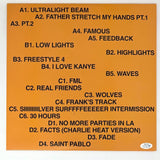 Kanye West Signed Autograph The Life of Pablo Vinyl Record Album LP Ye ACOA COA