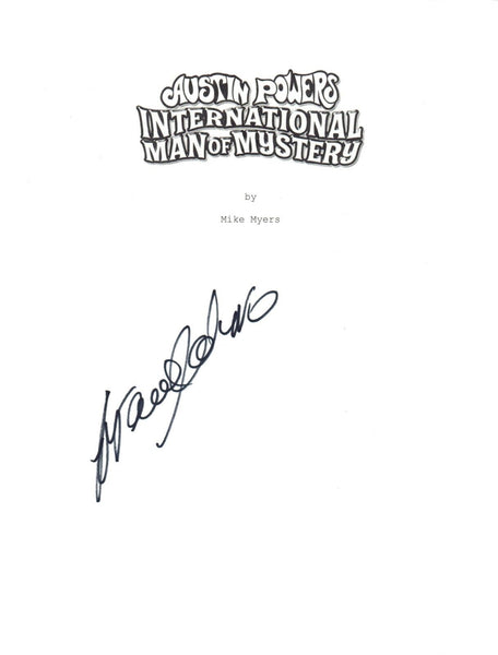 Fabiana Udenio Signed Austin Powers International Man of Mystery Full Script COA