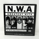 Dr. Dre Signed Autograph N.W.A Greatest Hits Vinyl Record Album LP NWA ACOA COA