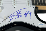The Chainsmokers Signed Autograph Electric Guitar Alex Pall Andrew Taggart ACOA