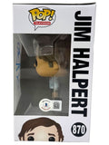 John Krasinski Signed The Office Jim Halpert Funko Pop 870 Autograph Beckett COA