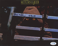 BRIAN WHEELER Signed STAR WARS Autograph 8x10 Photo Jawa Return of The Jedi ACOA