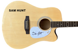 Sam Hunt Signed Autograph Full Size Acoustic Guitar Country Singer Beckett COA