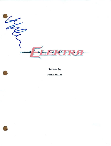 Jennifer Garner ELEKTRA Signed Autograph Movie Script Screenplay Marvel COA