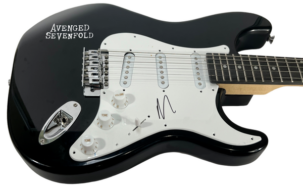 M. Shadows AVENGED SEVENFOLD Signed Autograph Electric Guitar Band Singer COA