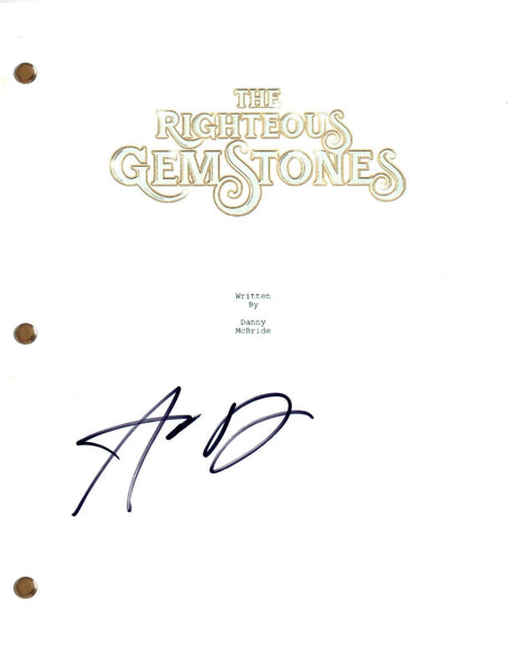 Adam Devine Signed Autograph THE RIGHTEOUS GEMSTONES Pilot Episode Script COA