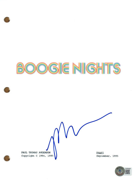 Paul Thomas Anderson BOOGIE NIGHTS Signed Autograph Movie Script Screenplay BAS