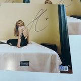 Sabrina Carpenter Signed EMAILS I CAN'T SEND 11x11 Photo + Bone Vinyl BAS COA