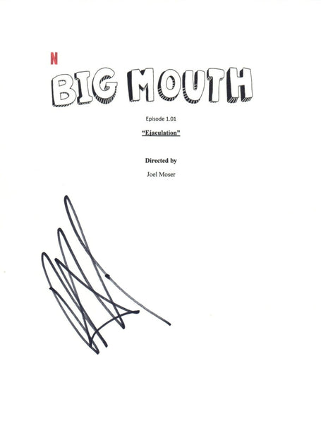 Richard Kind Big Mouth Signed Autograph Pilot Script Marty Glouberman COA