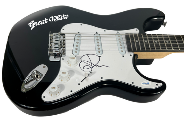 Jack Russell GREAT WHITE Signed Autograph Electric Guitar Band Singer ACOA COA