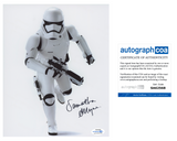 SAMANTHA ALLEYNE Signed STAR WARS Autograph 8x10 Photo Stormtrooper ACOA COA