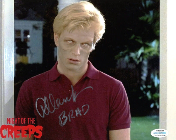 Allan Kayser Signed 8x10 Photo NIGHT OF THE CREEPS Autograph Horror ACOA COA