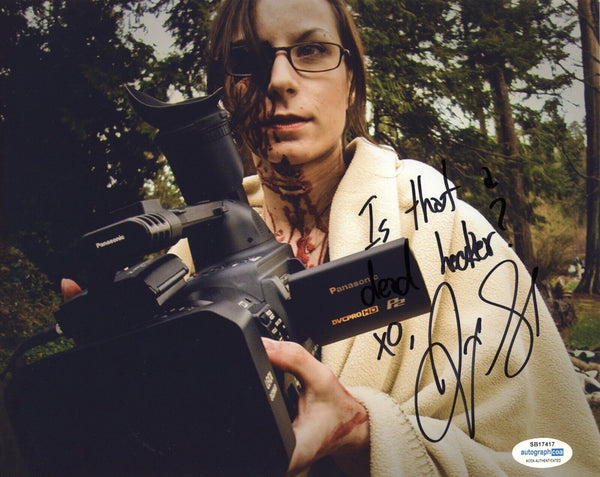 Jen Soska Signed 8x10 Photo American Mary See No Evil Autograph Horror ACOA COA