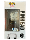 Clive Barker Signed Autograph Hellraiser Pinhead Funko Pop Horror Beckett COA