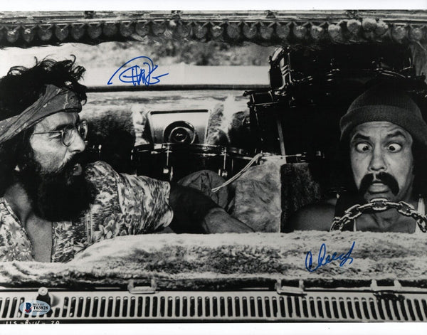 Cheech Marin & Tommy Chong Signed 11x14 Photo Up In Smoke Autograph Beckett COA