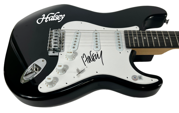 Halsey Signed Autograph Electric Guitar Manic Badlands Singer Beckett COA