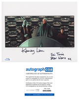 KAMAY LAU Signed STAR WARS Autograph 8x10 Photo Phantom Menace Sei Taria ACOA