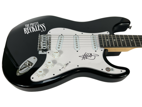 The Pretty Reckless Taylor Momsen Signed Autograph Electric Guitar Beckett COA