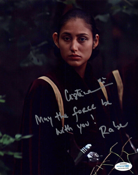 Karol Cristina da Silva STAR WARS Signed 8x10 Photo Autograph Rabe ACOA COA